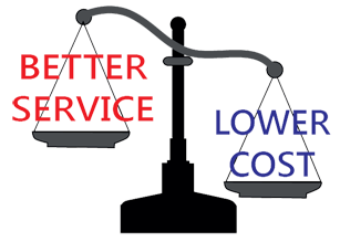 Better service lower cost - S&G Kaleidos